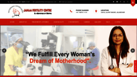 What Janamfertilitycentre.com website looked like in 2018 (5 years ago)