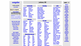 What Jxn.craigslist.org website looked like in 2018 (5 years ago)
