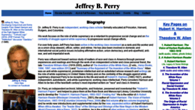 What Jeffreybperry.net website looked like in 2018 (5 years ago)