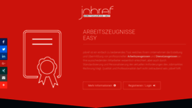 What Jobref.de website looked like in 2018 (5 years ago)