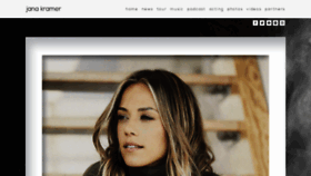 What Janakramer.com website looked like in 2018 (5 years ago)
