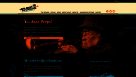 What Jazzeveryone.com website looked like in 2018 (5 years ago)