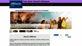 What Jwfacts.com website looked like in 2018 (5 years ago)