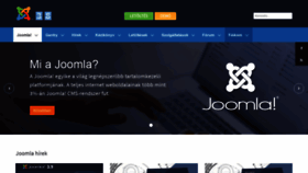 What Joomlacms.hu website looked like in 2018 (5 years ago)