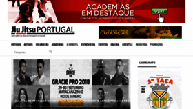What Jiujitsuportugal.com website looked like in 2018 (7 years ago)