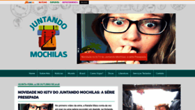 What Juntandomochilas.com website looked like in 2018 (5 years ago)