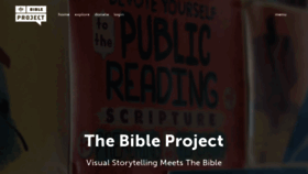 What Jointhebibleproject.com website looked like in 2018 (5 years ago)