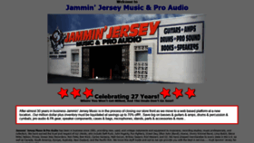 What Jamminjersey.com website looked like in 2018 (5 years ago)