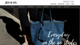 What Jencohandbag.com website looked like in 2018 (5 years ago)