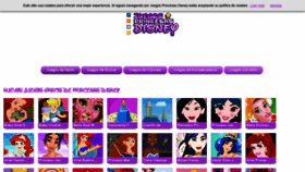 What Juegosprincesasdisney.com website looked like in 2018 (5 years ago)