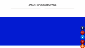What Jasonspencer.com website looked like in 2018 (5 years ago)