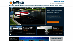 What Jetdock.com website looked like in 2018 (5 years ago)