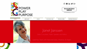 What Janetjanssen.com website looked like in 2018 (5 years ago)