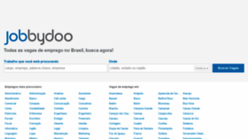 What Jobbydoo.com.br website looked like in 2018 (5 years ago)