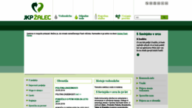 What Jkp-zalec.si website looked like in 2018 (5 years ago)