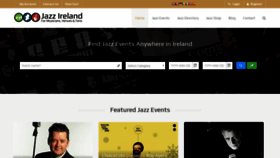 What Jazzireland.ie website looked like in 2018 (5 years ago)