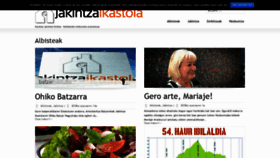 What Jakintza.net website looked like in 2018 (5 years ago)