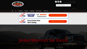 What Jordanmotorcarssm.com website looked like in 2018 (5 years ago)