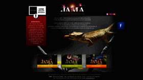 What Jama.fr website looked like in 2018 (5 years ago)