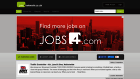 What Jobs4network.co.uk website looked like in 2018 (5 years ago)
