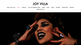 What Joyvilla.com website looked like in 2018 (5 years ago)