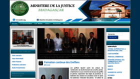 What Justice.mg website looked like in 2018 (5 years ago)