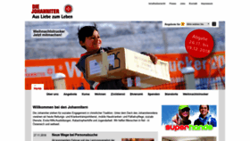 What Johanniter.at website looked like in 2018 (5 years ago)