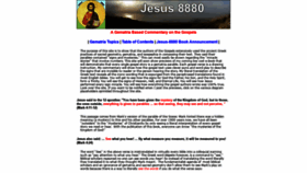 What Jesus8880.com website looked like in 2018 (5 years ago)