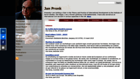 What Janpronk.nl website looked like in 2018 (5 years ago)