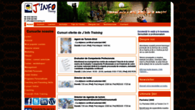 What Jinfotraining.ro website looked like in 2018 (5 years ago)
