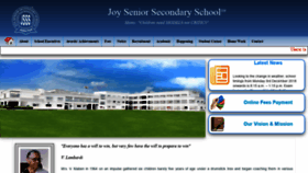 What Joyseniorsecondary.ac.in website looked like in 2018 (5 years ago)