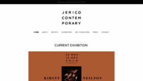 What Jericocontemporary.com website looked like in 2018 (5 years ago)