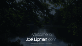 What Joellipman.com website looked like in 2018 (5 years ago)