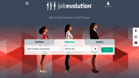 What Jobevolution.de website looked like in 2018 (5 years ago)