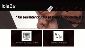 What Jojaba.fr website looked like in 2018 (5 years ago)