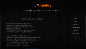 What Jw-territory.com website looked like in 2018 (5 years ago)