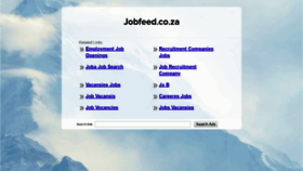 What Jobfeed.co.za website looked like in 2018 (5 years ago)