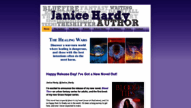 What Janicehardy.com website looked like in 2018 (5 years ago)