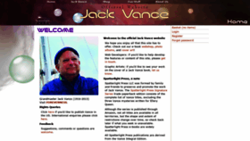 What Jackvance.com website looked like in 2018 (5 years ago)