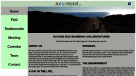 What Jojoshotel.com website looked like in 2018 (5 years ago)