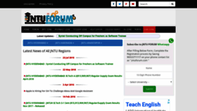 What Jntuforum.com website looked like in 2018 (5 years ago)