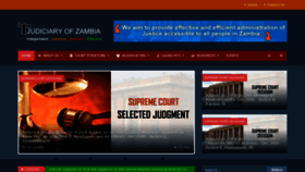 What Judiciaryzambia.com website looked like in 2018 (5 years ago)