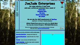 What Joejude.ws website looked like in 2018 (5 years ago)