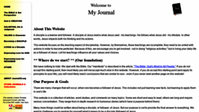What Journal33.org website looked like in 2018 (5 years ago)