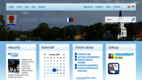 What Jeseniknadodrou.cz website looked like in 2018 (5 years ago)