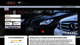 What Jfcars.net website looked like in 2018 (5 years ago)
