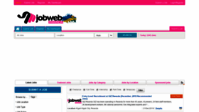 What Jobwebrwanda.com website looked like in 2018 (5 years ago)
