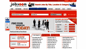 What Jobxoom.com website looked like in 2018 (5 years ago)