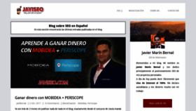 What Javiseo.com website looked like in 2018 (5 years ago)