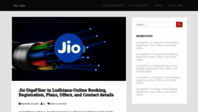 What Jiocare.net website looked like in 2018 (5 years ago)